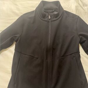 Athleta Black Full-Zip Utility Jacket